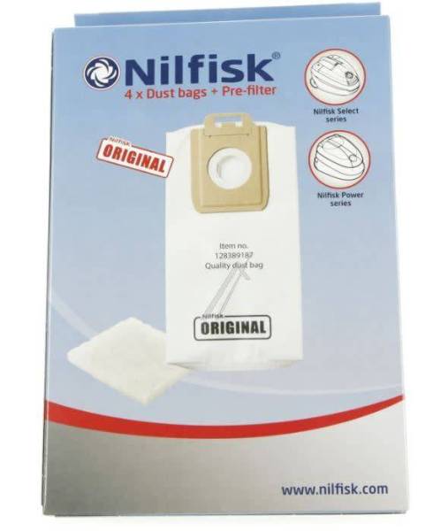 Stofzuigerzakken Nilfisk Stofzak Nilfisk 128389187 vooraanzicht