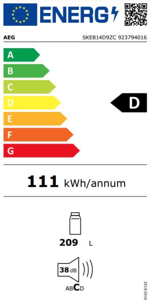 Koelkast inbouw 140-149cm hoog AEG SKE814D9ZC/! detail 4