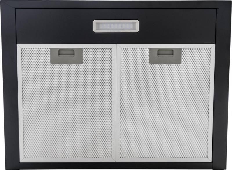 Dampkap wand/schouw Exquisit FKH62-3BL / Zwart detail 4