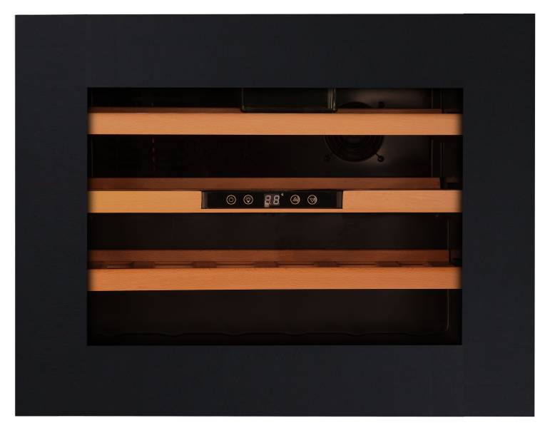 Wijnkast inbouw Frilec BERLINWS1-24_GTE-032FBL vooraanzicht