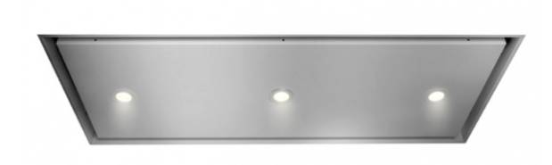 Dampkap inbouwgroep Venduro RA90-MMINOX vooraanzicht