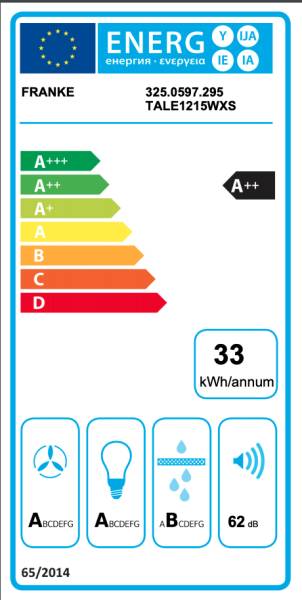 Hotte cheminée Franke TALE1215WXS detail 4