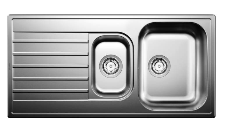 Dubbele spoelbak Blanco 526623 vooraanzicht