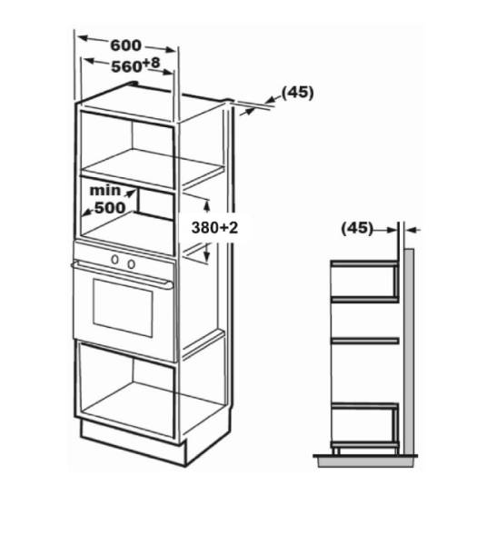 Micro-ondes avec grill Beko BMGB25333BG / Zwart detail 3