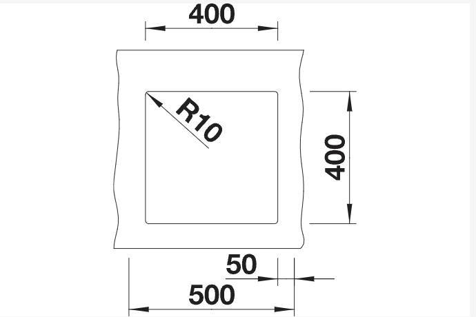 Evier 1 bassin Blanco 525990/actie detail 1