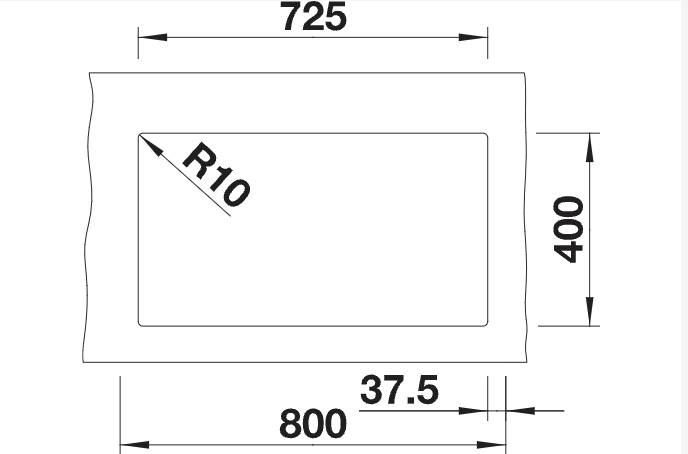 Evier 1 1/2 bassin Blanco 523574 detail 1