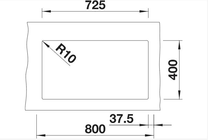 Evier 1 1/2 bassin Blanco 523578 detail 1