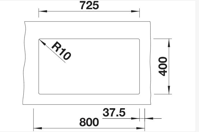 Anderhalve spoelbak Blanco 523581 detail 1