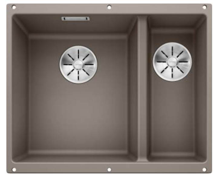 Anderhalve spoelbak Blanco 523556/** vooraanzicht