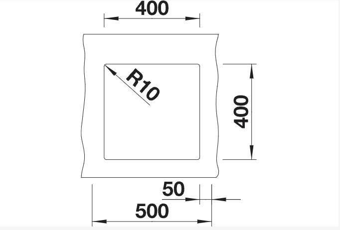 Evier 1 bassin Blanco 523423/** detail 1